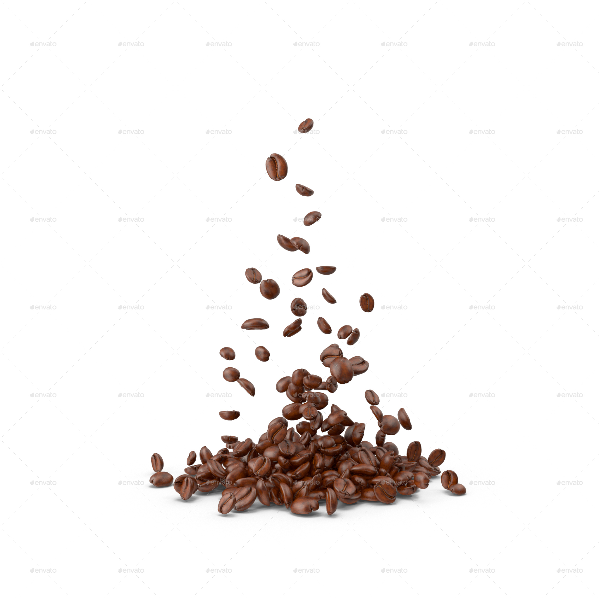 Coffee Beans PNG Set by nashetyakoub | GraphicRiver